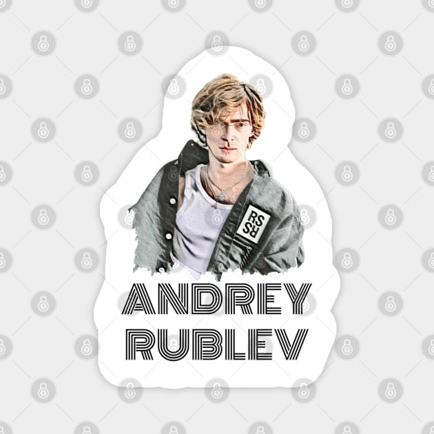 Andrey Rublev Magnet by BorodinaAlen