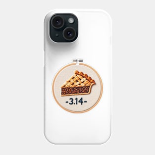 Pi Day - Pie Embroidery Phone Case