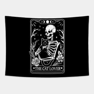 The cat lover tarot, Shirt, Skeleton Tarot Card Shirt, Tarot flower skull shirt, Flower Skull Shirt, Tarot Card Lover Shirt, Skeleton Tapestry