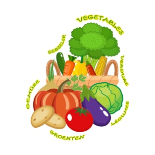 Vegetables Art T-Shirt