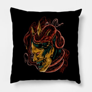 Japanes Demon Pillow