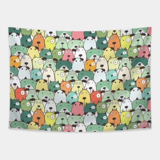 Pawsome Puppies - Playful Dog Tapestry