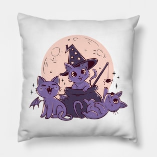 Cute Halloween Cats Pillow