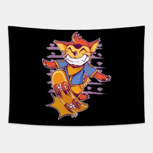 Skate Fox Tapestry