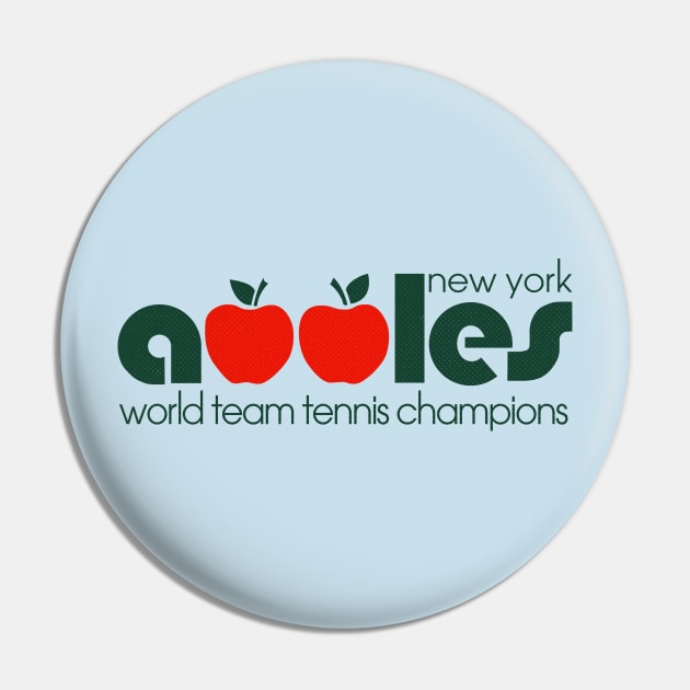 Defunct New York Apples WTT Tennis Champs 1977 Pin by LocalZonly