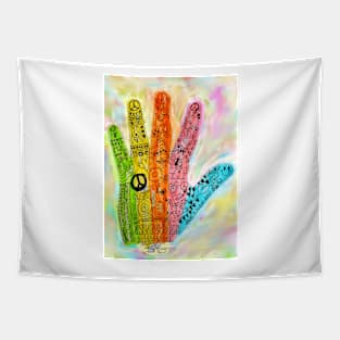 The Hand of Peace Tapestry