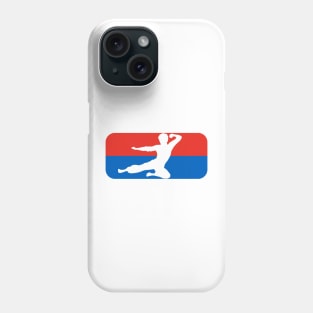 Kung Fu -   fly kick logo - NBA style Phone Case