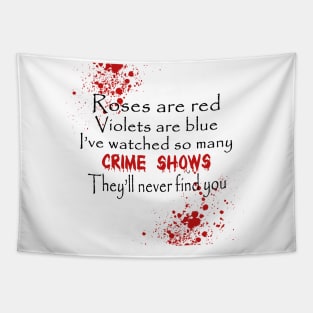 True Crime Fan Tapestry
