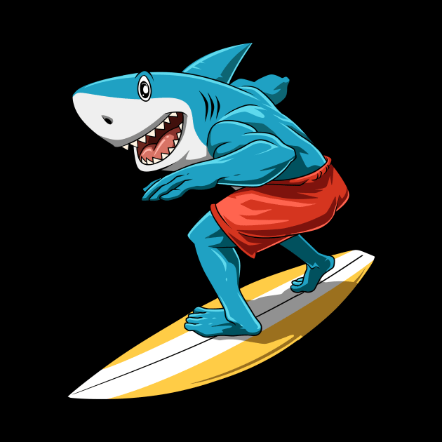 Funny Shark Enjoi Surfing Summer Surfer Surfboard by melostore