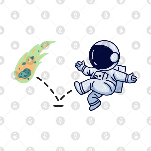 Astronaut plays Shooting Star Soccer by firstsapling@gmail.com