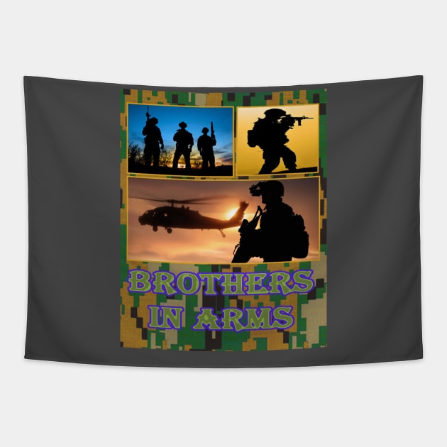 Brothers In Arms Tapestry by killintime