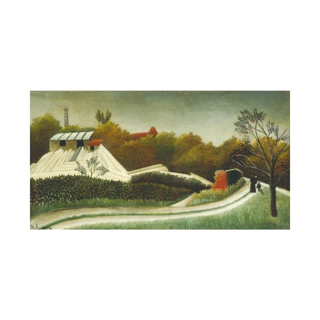 Sawmill, Outskirts of Paris by Henri Rousseau by Classic Art Stall