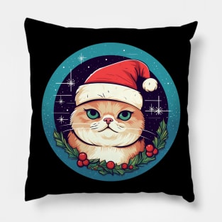 Exotic Shorthair Cat Xmas, Love Cats Pillow