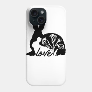 bunny lovers funny Phone Case