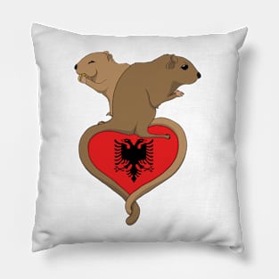 Gerbil Albania (light) Pillow