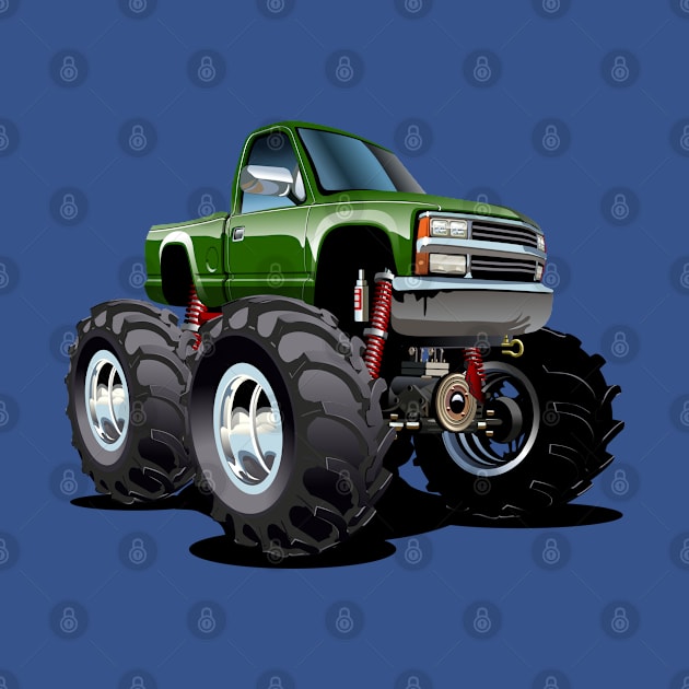 Cartoon monster truck by Mechanik