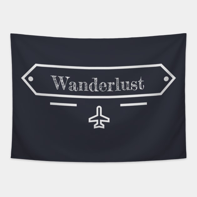 Wanderlust Design Tapestry by MandalaHaze