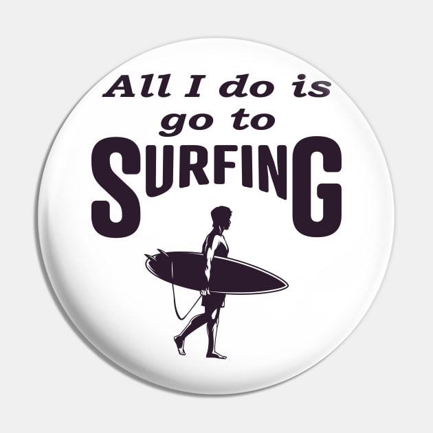 All i do is go to Surfing, Funny Pin by Islanr