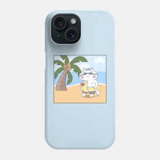 Cat Having A Vacation Phone Case