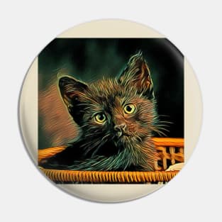 CAT REAL PHOTO Pin