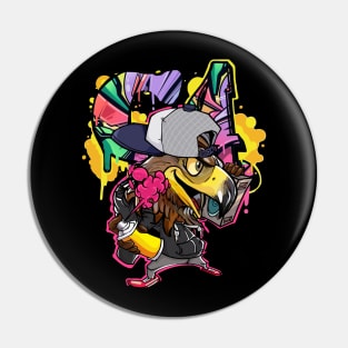 Artist Aguila Graffiti Pin