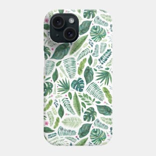 Tropical or Jungle Leaves Phone Case