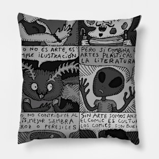 Autobiographical comic Pillow