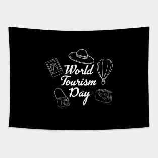 World Tourism Day For Those Who Love Traveling & Enjoy Life Tapestry