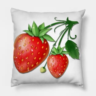 Love Strawberry Pillow