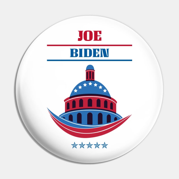 Joe Biden Pin by Lasso Print