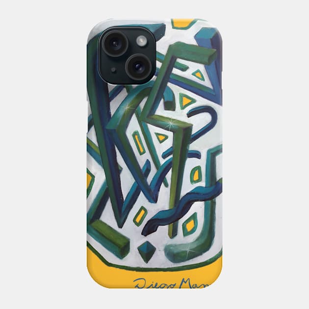 Shapes in space 41 Phone Case by diegomanuel