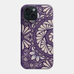 Pasifika indigo ink Phone Case