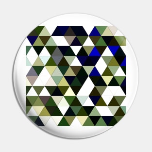 Triangles Everywhere - Green Pin