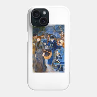 The Umbrellas Pierre-Auguste Renoir Art Print 1881-86 Impressionism Phone Case