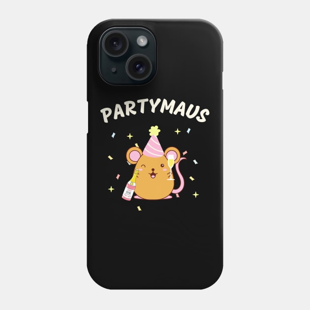 Partymaus Geburtstag Party Frauen Phone Case by Foxxy Merch