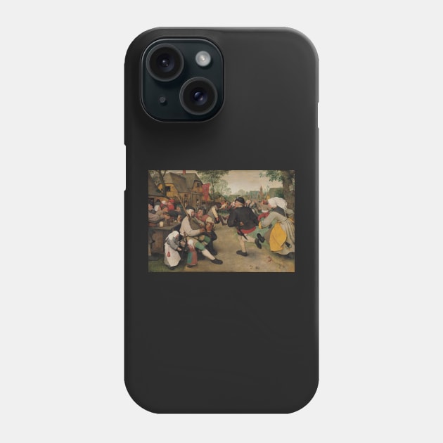 The Peasant Dance - Pieter Bruegel the Elder Phone Case by themasters