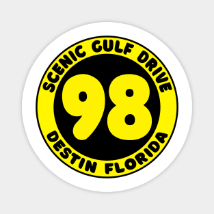 Scenic Gulf Drive Highway 98 Destin Beach Florida Panhandle Emerald Coast Magnet