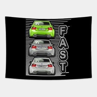 Fast  cars Tapestry