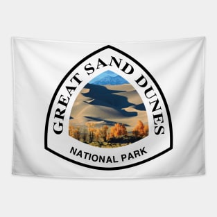 Great Sand Dunes National Park & Preserve shield Tapestry