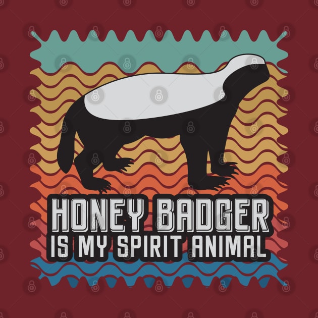 honey badger spirit animal by Mako Design 