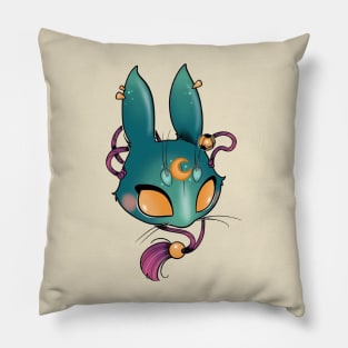 rabbit mask Pillow