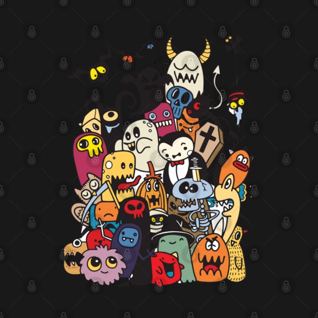 Monster doodle by Rakos_merch