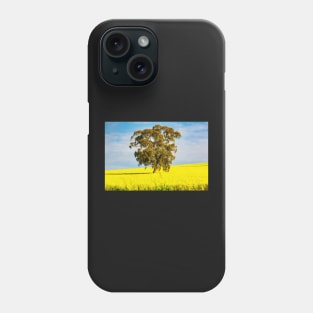 Canola field landscape Phone Case