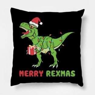 Merry Rexmas Pillow