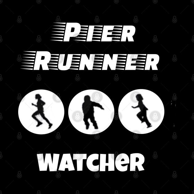 Funny Cruise Pier Runner Watcher Tshirt by kdspecialties