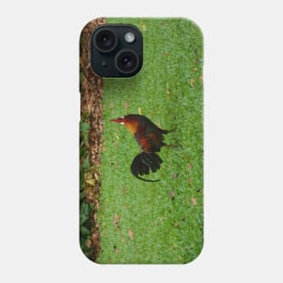 Red Jungle Fowl Amidst Lush Greenery Phone Case