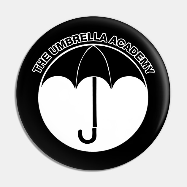 The Umbrella Academy Logo - Umbrella Academy - Pin | TeePublic The Umbrella Academy Logo - Umbrella Academy - Pin | TeePublic