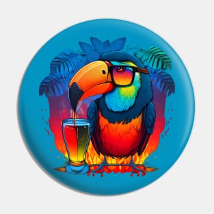 Hector toucan, miami style Pin