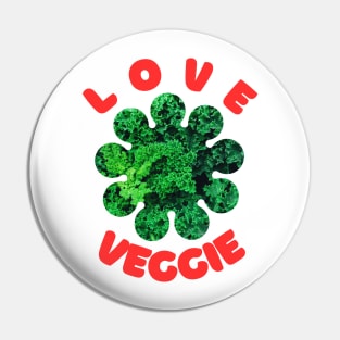 Love Veggie Pin