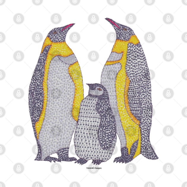 Penguin Family by 13mtm80-Designs